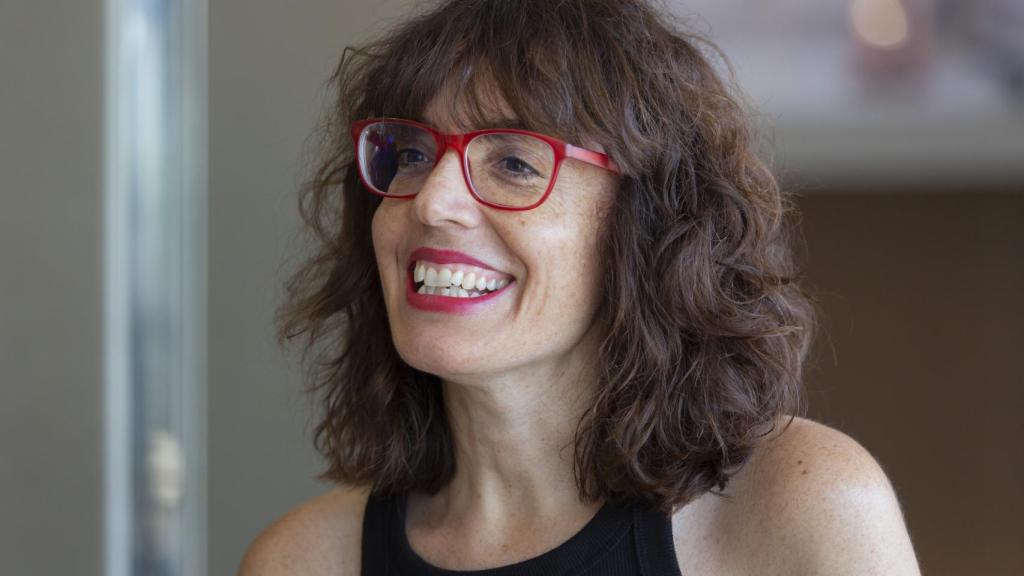 Cristina Consuegra durante la entrevista.