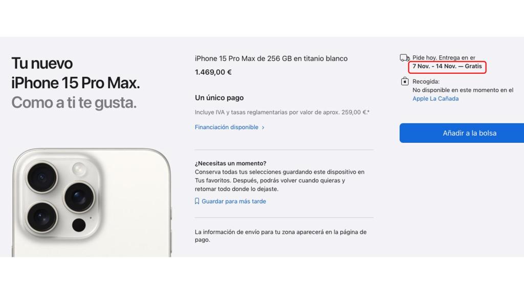 iPhone 15 Pro Max.