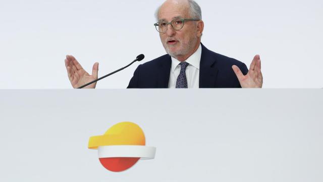 El presidente de Repsol, Antonio Brufau, el pasado mes de mayo en la Junta de Accionistas de la compañía.