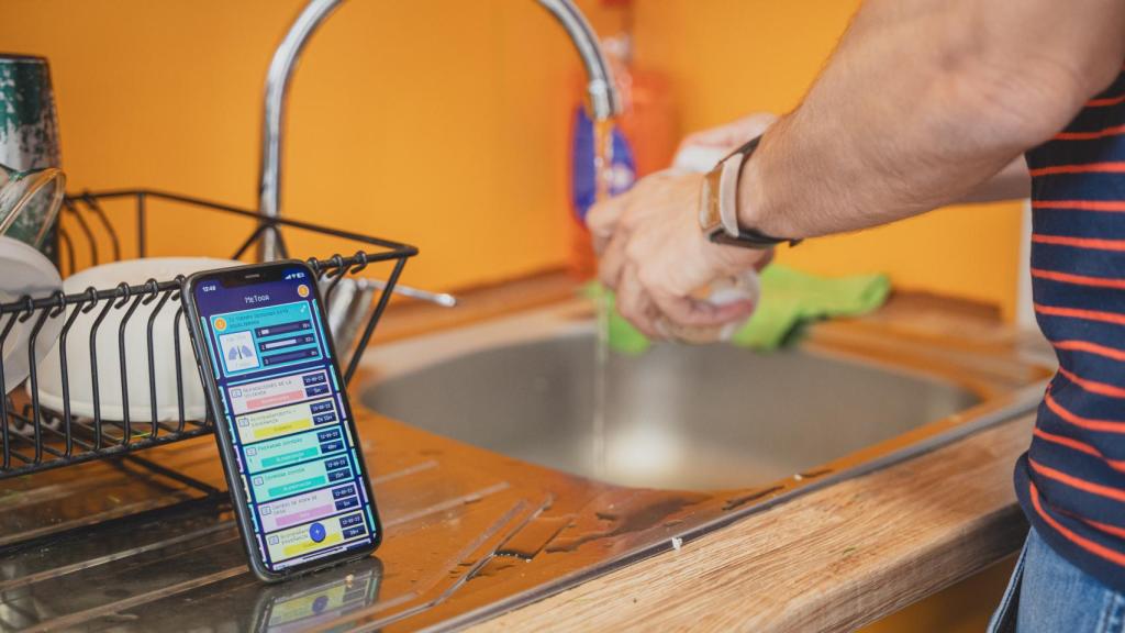 En la cocina junto a la App