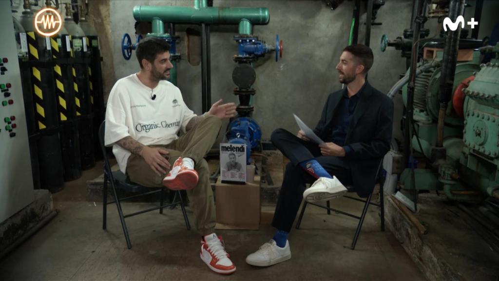 Melendi y David Broncano en 'La Resistencia'.