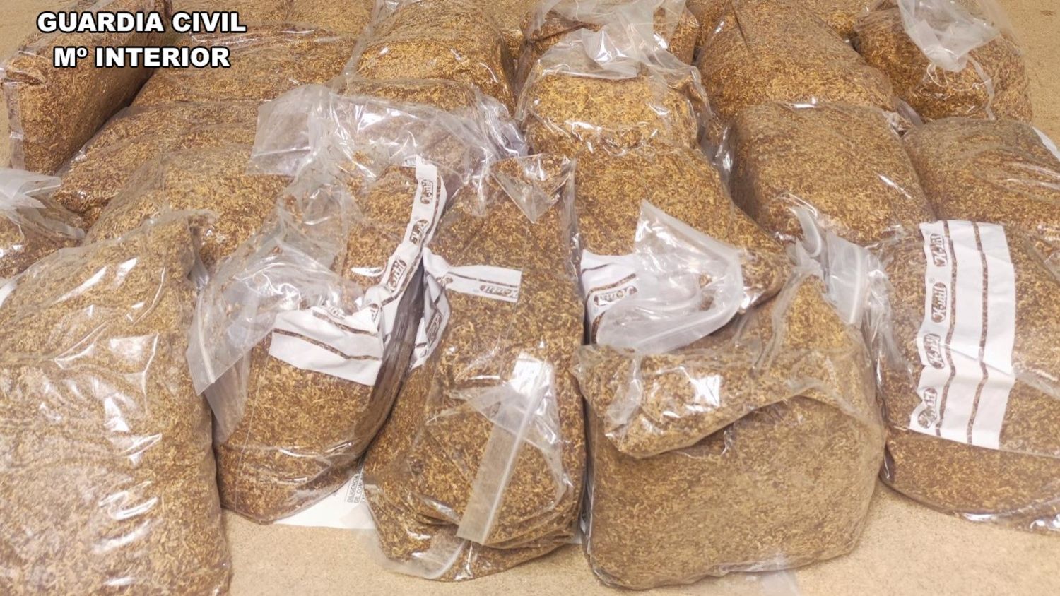 Tabaco incautado en Burgos