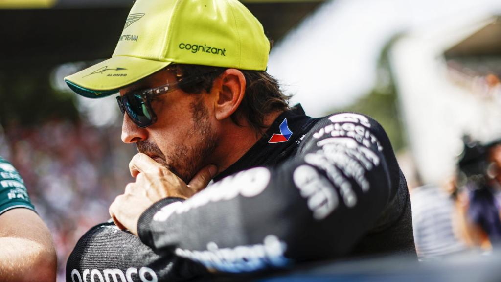 Fernando Alonso, durante un Gran Premio de F1.