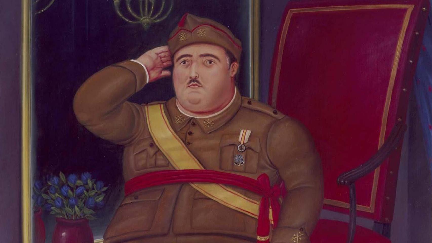Fernando Botero: 'Franco', 1986. Cedida por el artista al Museo Reina Sofía en 2003.