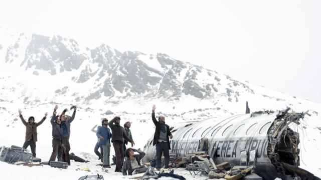 Una imagen de 'La sociedad de la nieve'