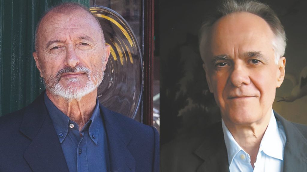Arturo Pérez-Reverte y  Fernando Vallejo.