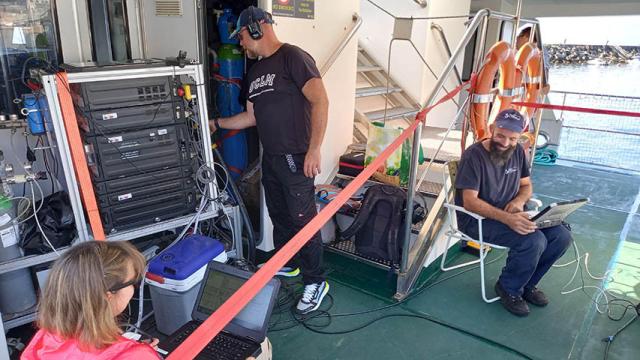 Una de las pruebas realizadas en el marco del proyecto.