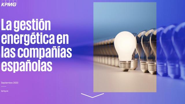Informe 'La gestión energética en las compañías españolas' de KPMG.