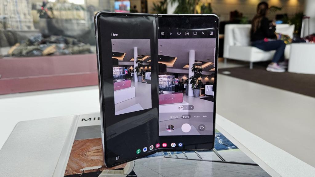 Aplicación de la cámara del Samsung Galaxy Z Fold 5