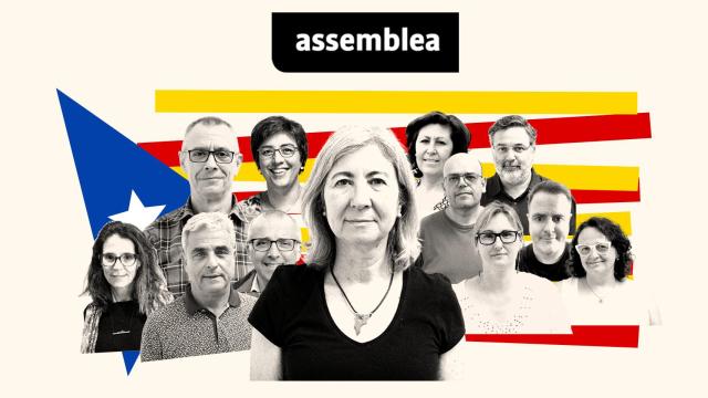 De izquierda a derecha: Ada Ferrer, Manel Manzanas, Josep Lluís Redondo, Llorenç Prats, Bàrbara Roviró, Dolors Feliu, Núria Marín,  Jordi Domingo,  Esther Güell, Carles Fité, Uriel Bertran y Marina Solís.