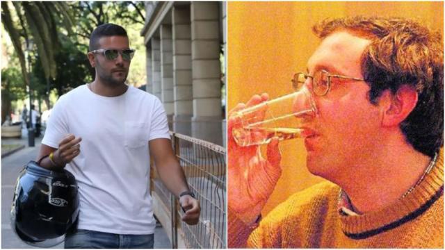 A la izquierda, Ángel Boza, uno de los cinco miembros de 'La Manada'; a la derecha, Francisco Javier Almeida, autor del 'crimen de la inmobiliaria' y asesino del niño Álex en Lardero.