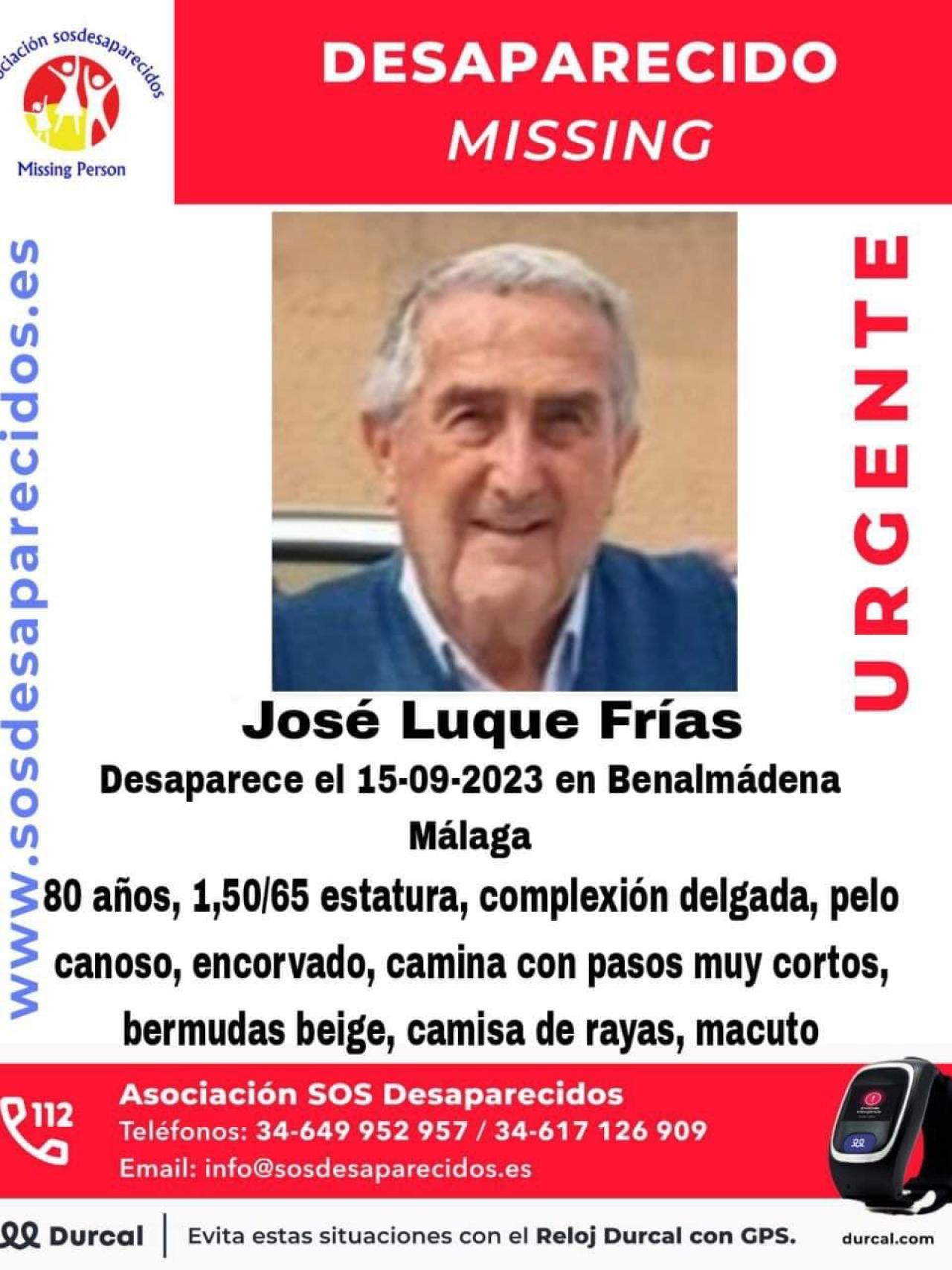 Cartel de la desaparición.