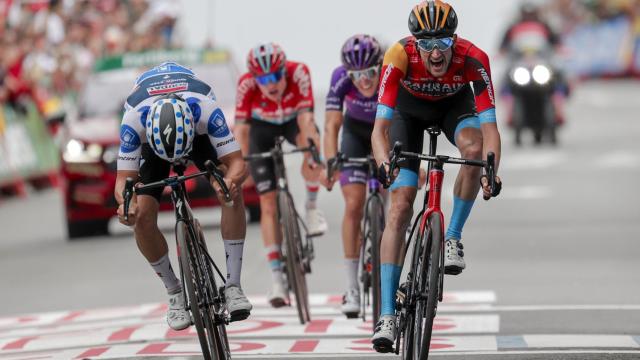 Wout Poel se impone a Evenepoel en el sprint