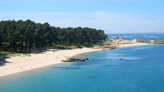 Playa de Area da Secada, Illa de Arousa.