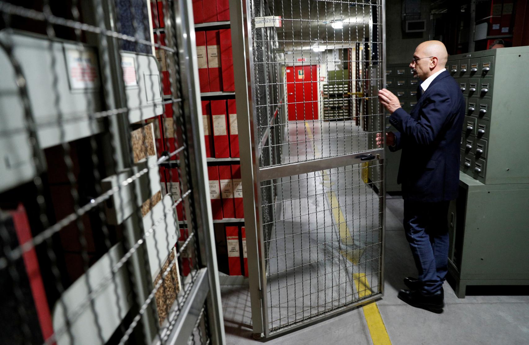 Zona de los archivos del Vaticano donde se conserva la documentación del papado de Pío XII.