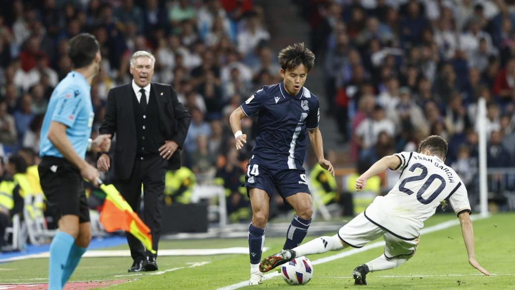 Take Kubo, contra el Real Madrid