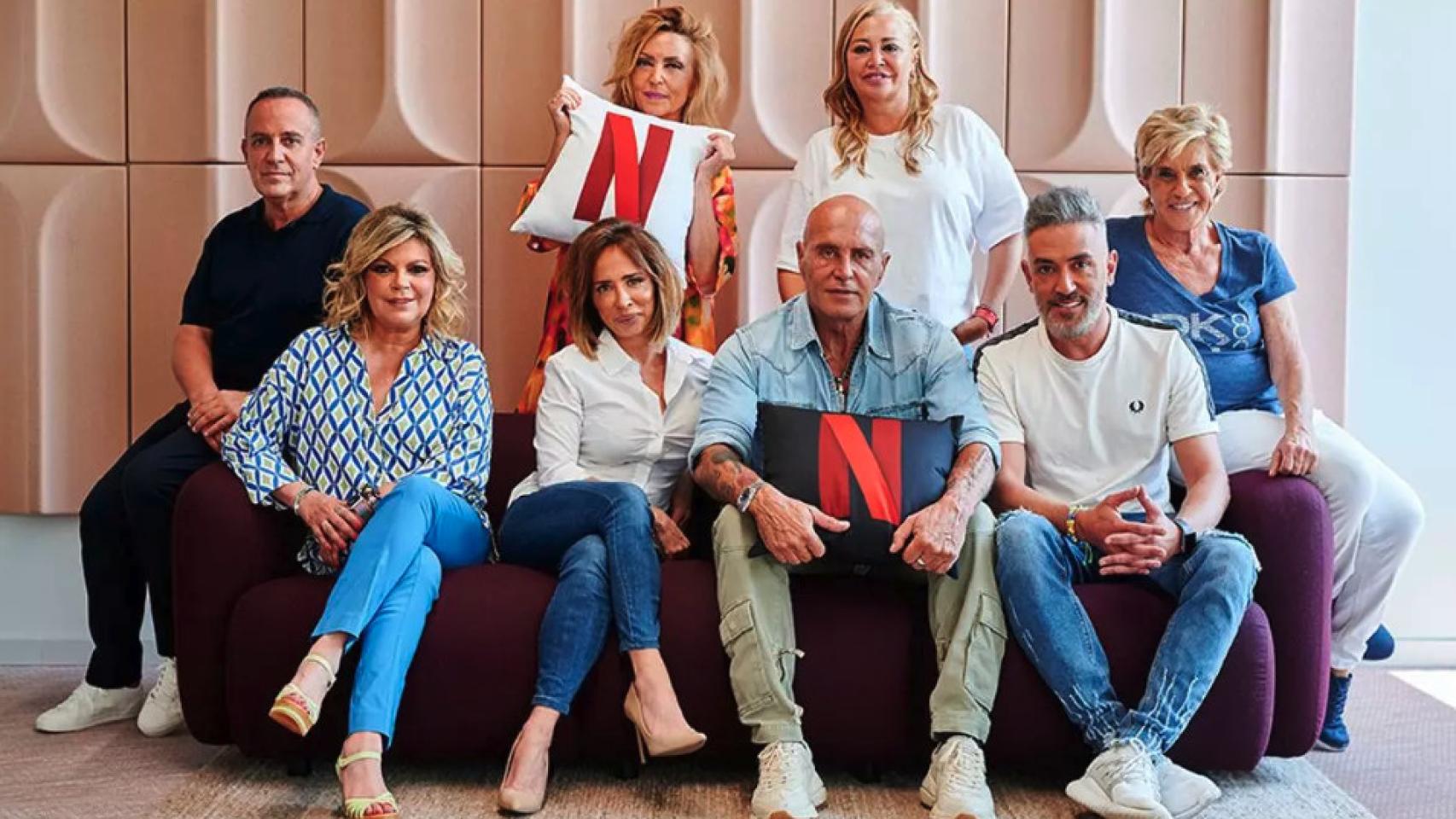 Los colaboradores de 'Sálvame'.