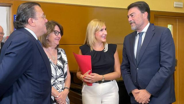 Salomé Pradas en la Jornada 'La comunicación de la movilidad sostenible y del cambio climático'. EE