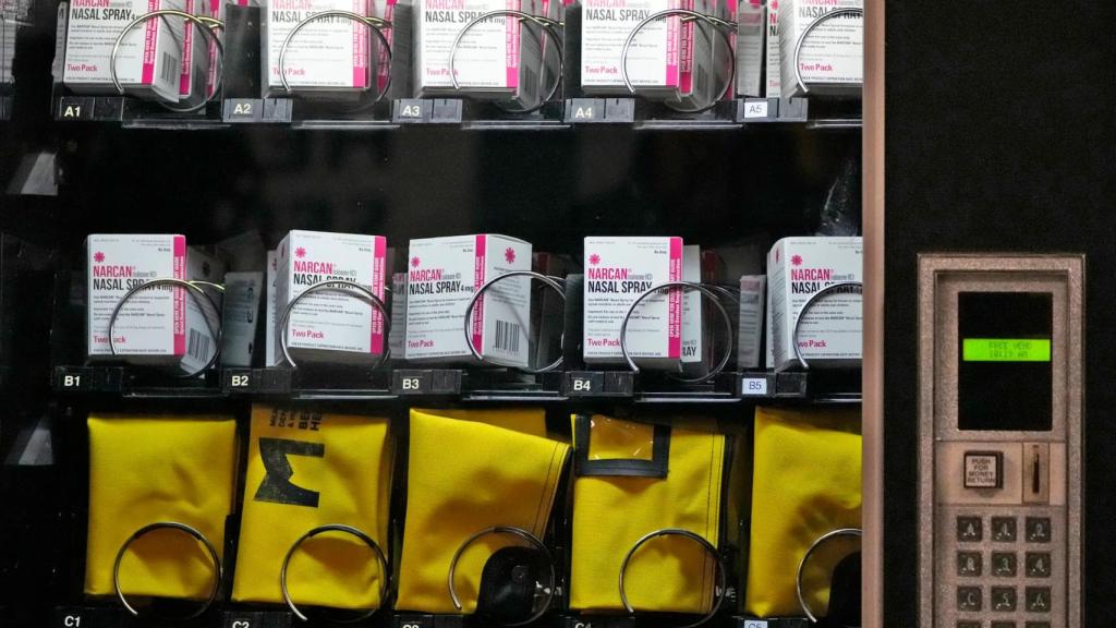 Detalle de las máquinas expendedoras dispuestas en Estados Unidos.