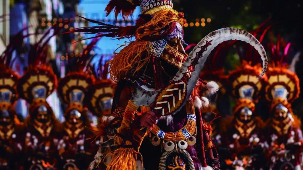 Imagen de archivo de los Moros y Cristianos de Alcoi.
