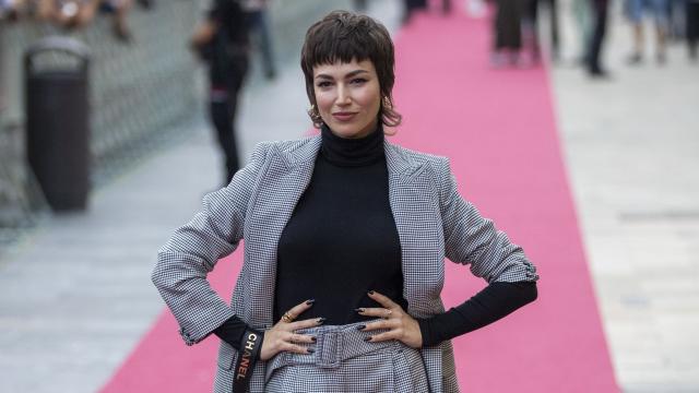 Úrsula Corberó, en la alfombra roja del Festival de San Sebastián de 2019.