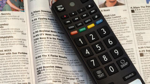 Mando a distancia de un televisor