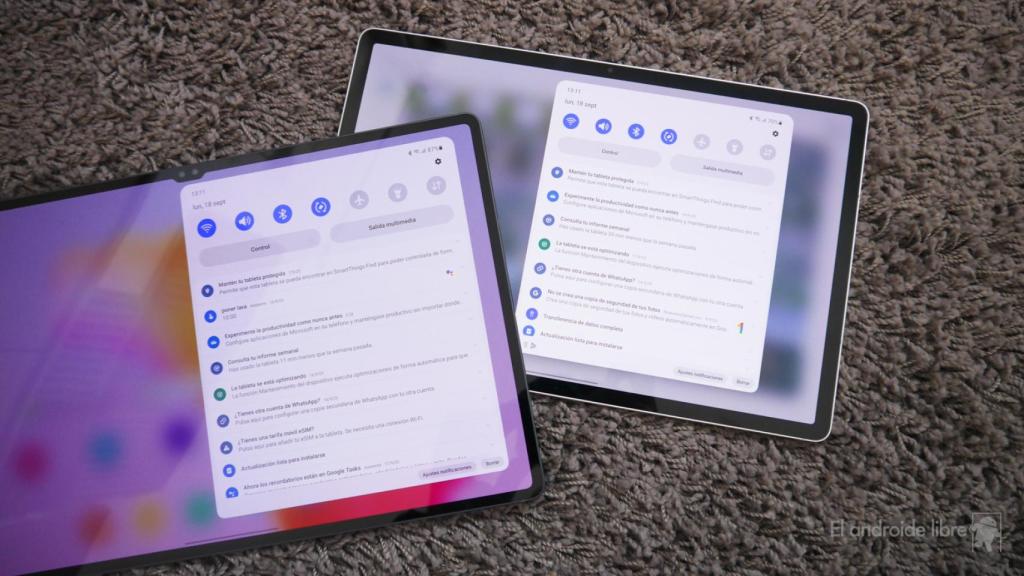 One UI en llas Samsung Galaxy Tag S9+ y S9 Ultra