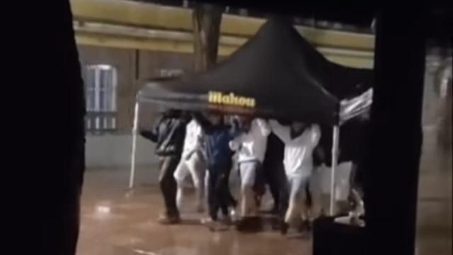 Robo de la carpa. Foto: Instagram @salaoxido.