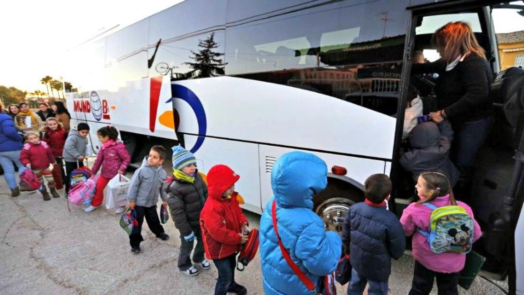 Imagen de archivo de un autobús escolar.