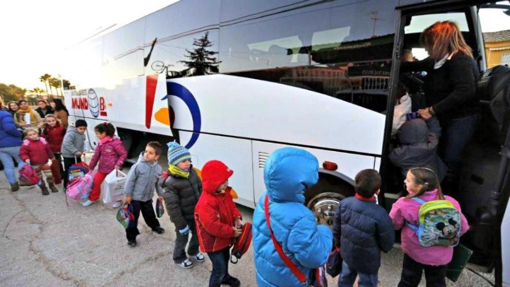 Imagen de archivo de un autobús escolar.