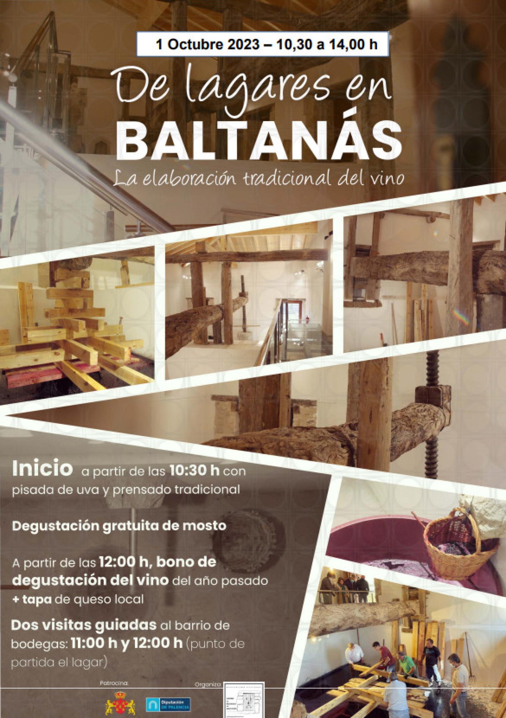 Cartel 'De lagares por Baltanás'