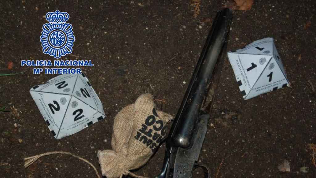 El arma presuntamente usada en la agresión.