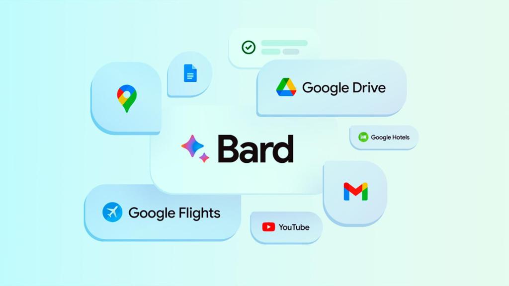Google actualiza Bard para conectarse con las apps que más se usan en los móviles