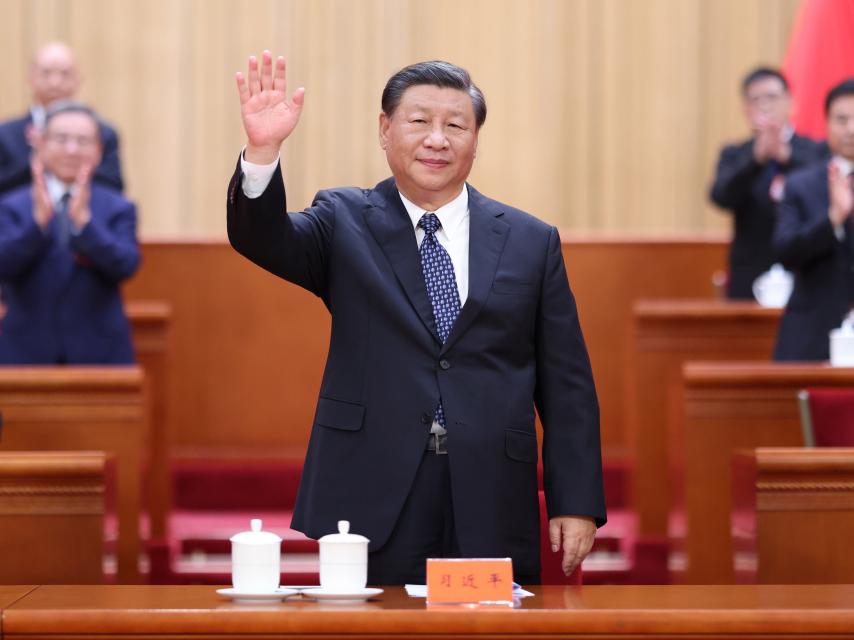 Xi Jinping este lunes en Beijing.