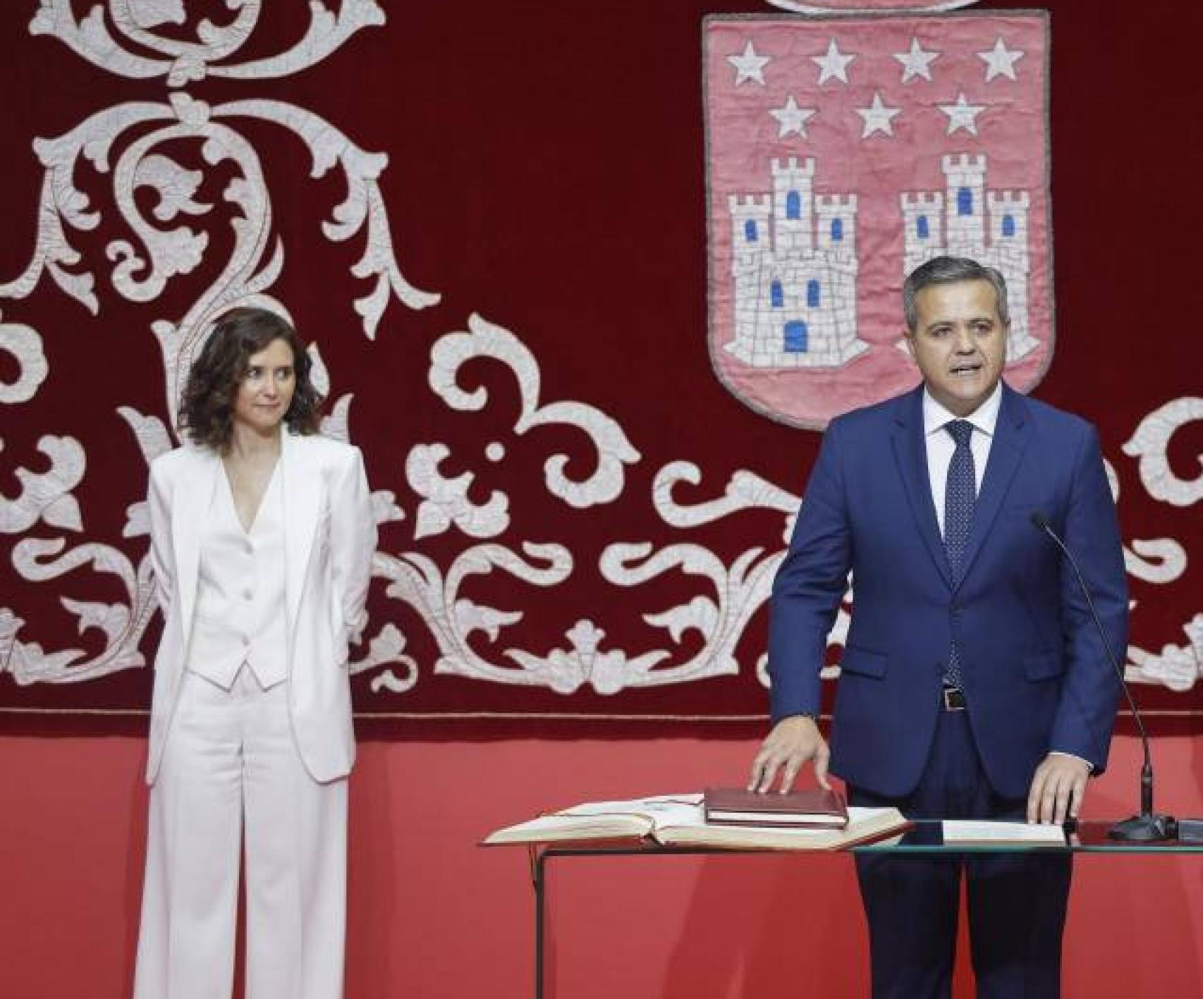 Isabel Díaz Ayuso y Jorge Rodrigo.