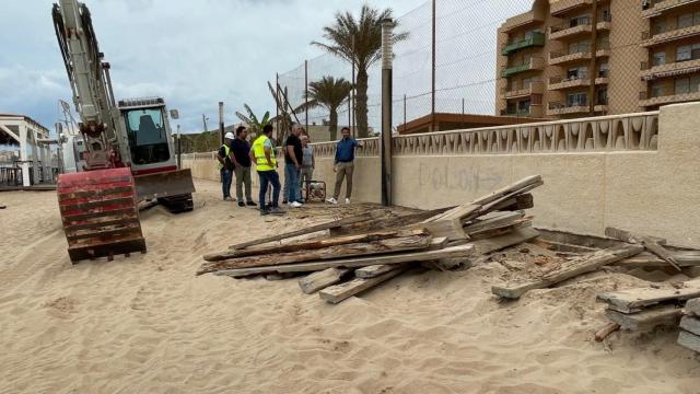 Una parte de las obras en Torrevieja.