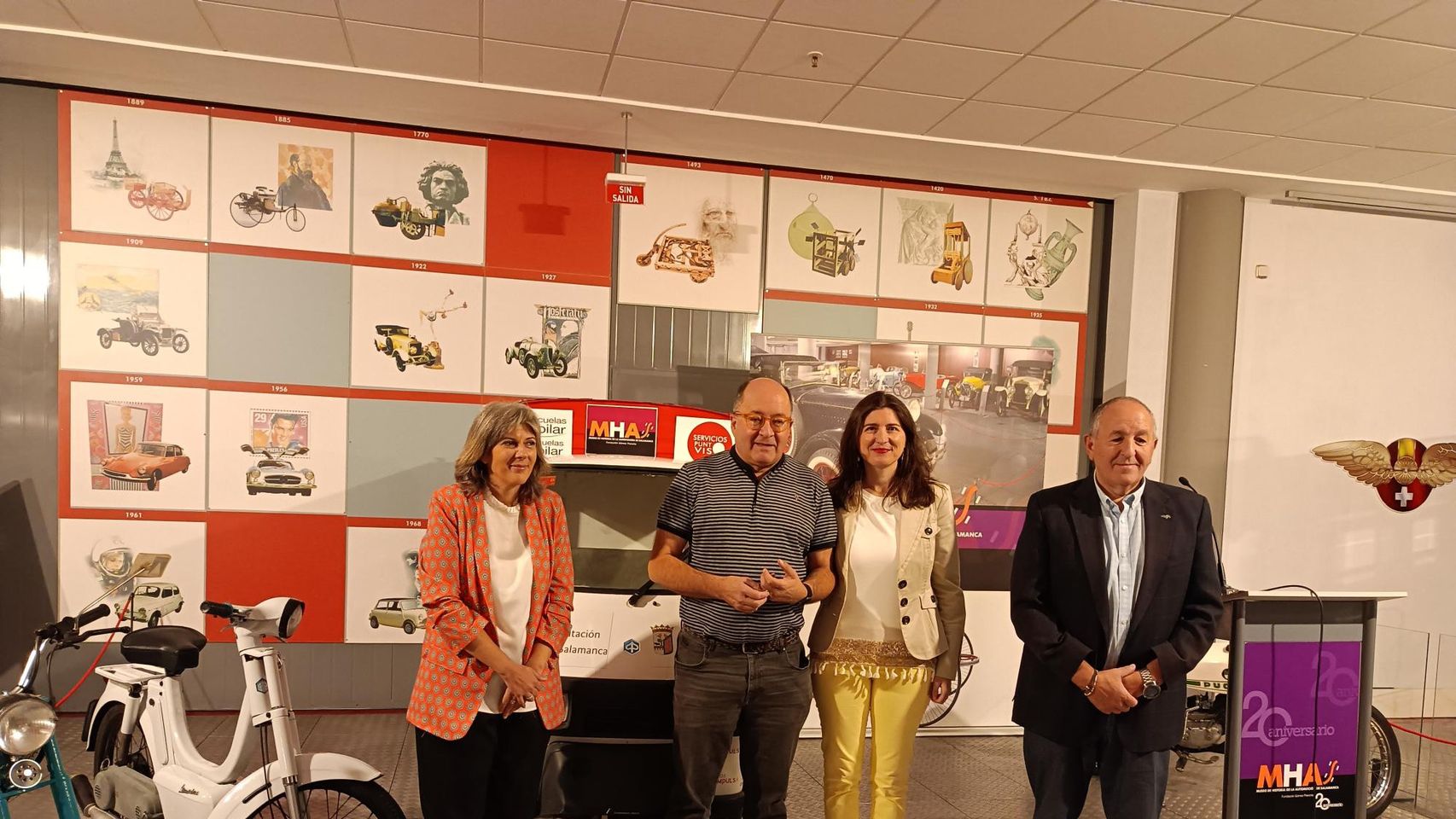 Presentación del Raid Solidario en Ciclomotor de Proyecto Hombre Salamanca