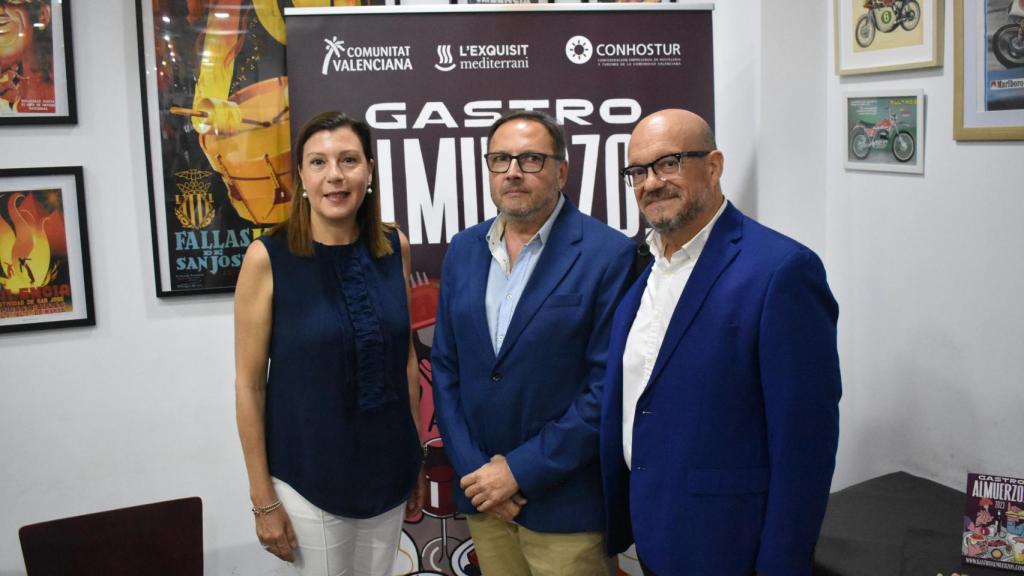 Moreno, Espinar y Alonso en la rueda de prensa