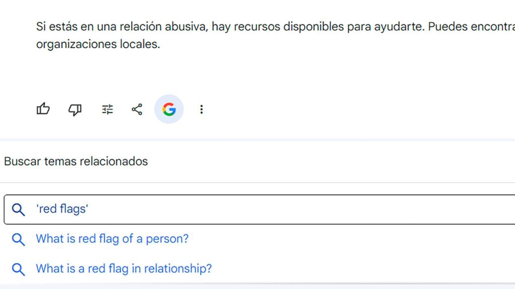El botón 'G' de Google
