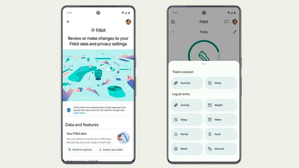 La app Fitbit