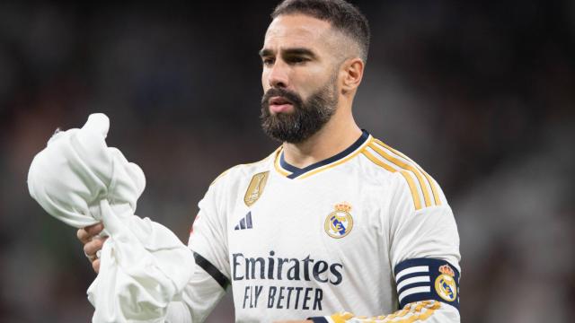 Dani Carvajal, con el Real Madrid