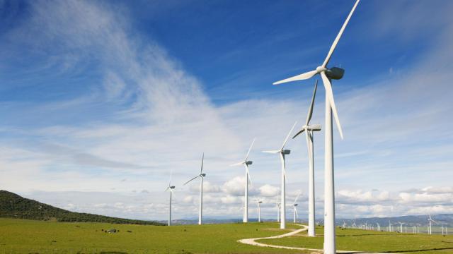 Turbinas eólicas.