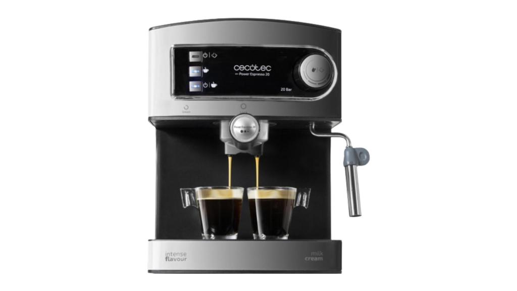 La cafetera Cecotec de Carrefour.