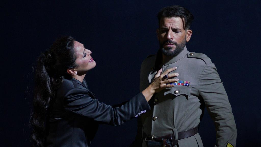 Escena de 'Medea' en el Teatro Real.