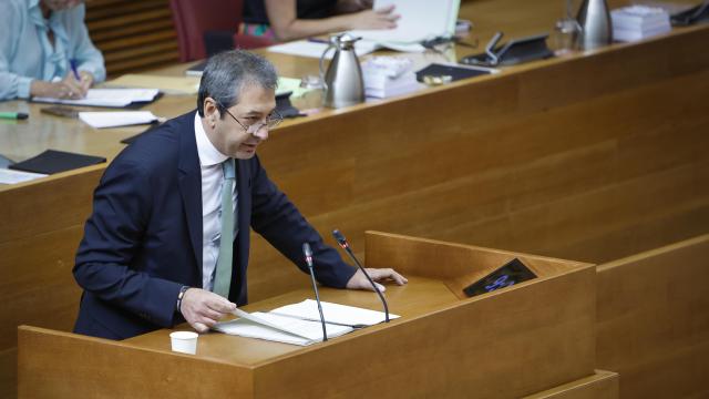 El vicepresidente y conseller de Cultura y Deporte de la Generalitat, Vicente Barrera. EE