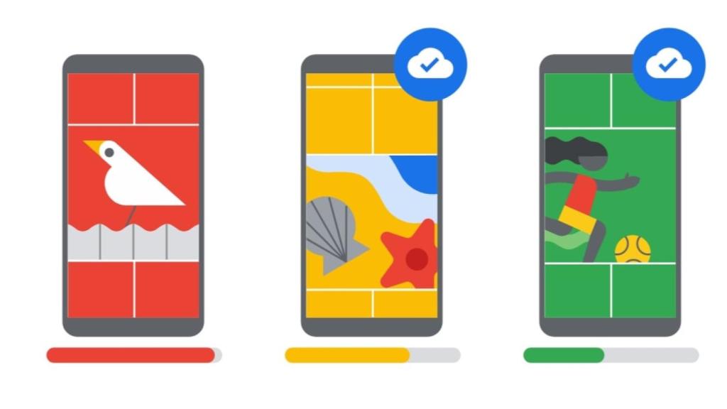 Proceso de liberación de memoria en Google Fotos