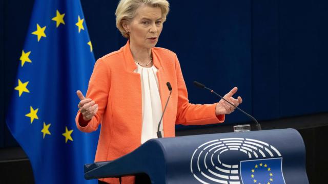 Ursula Von der Leyen, presidenta de la Comisión Europea.