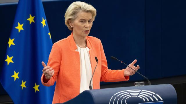Ursula von der Leyen, presidenta de la Comisión Europea.