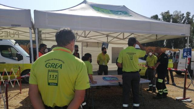 Imagen de archivo de un simulacro de emergencia.