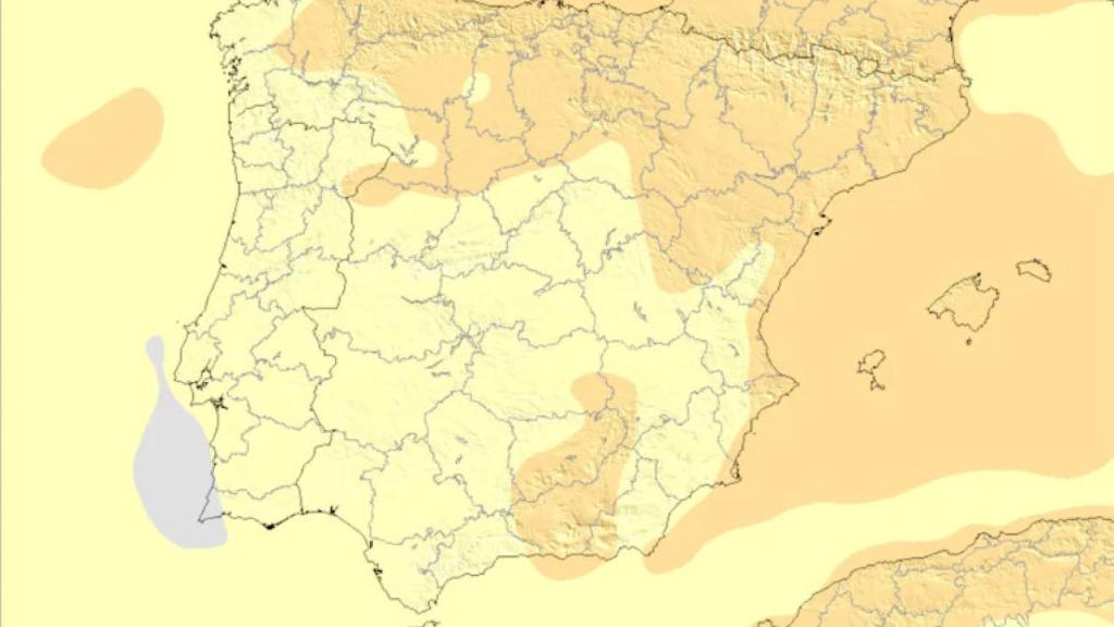 Anomalía de las temperaturas de cara a noviembre